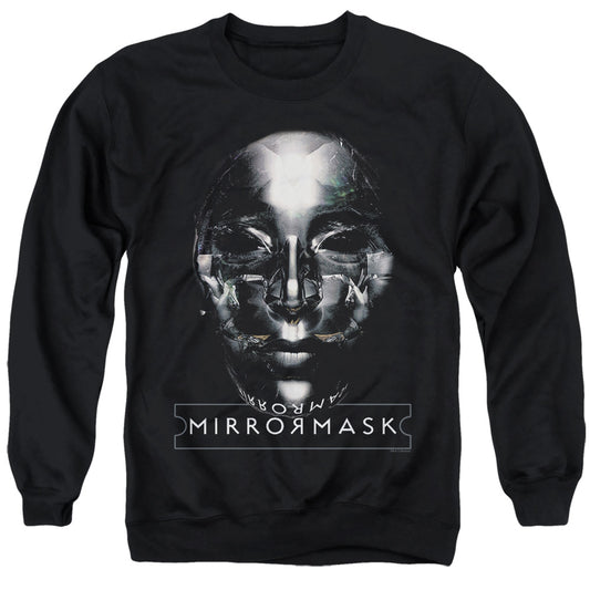 Mirrormask - Mask - Adult Crewneck Sweatshirt - Black