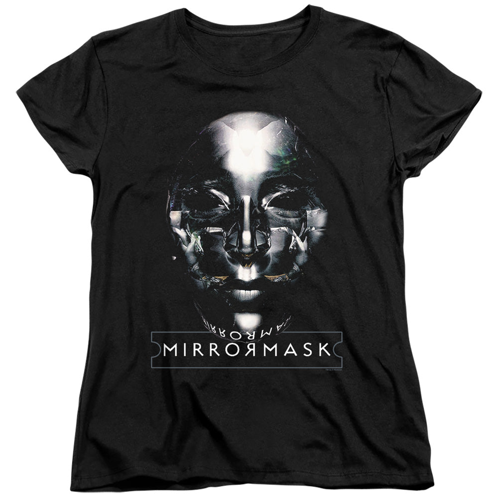 Mirrormask - Mask - Short Sleeve Womens Tee - Black T-shirt