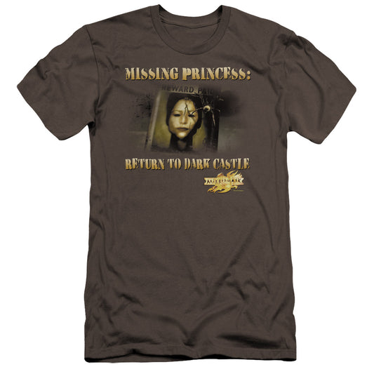 Mirrormask - Missing Princess-premuim Canvas Adult Slim Fit 30/1 - Charcoal