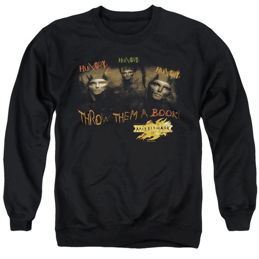 Mirrormask - Hungry - Adult Crewneck Sweatshirt - Black