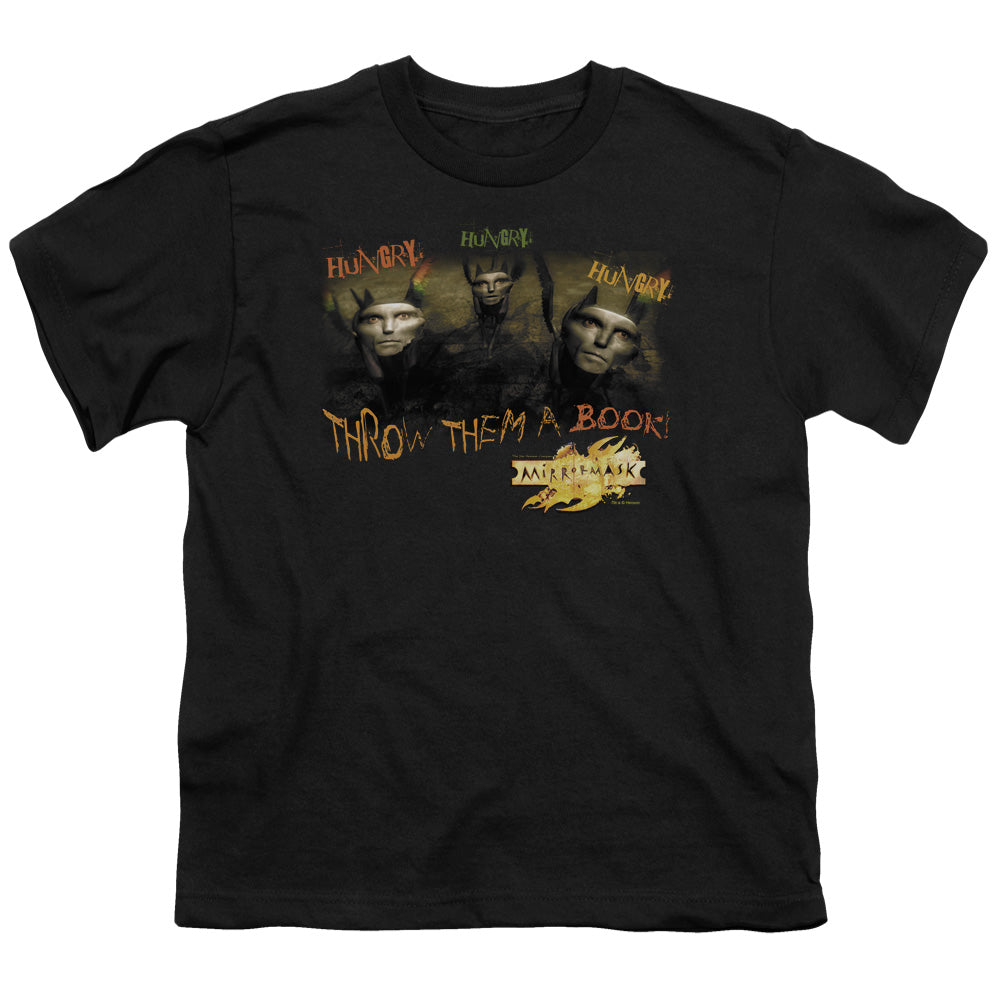 Mirrormask - Hungry - Short Sleeve Youth 18/1 - Black T-shirt