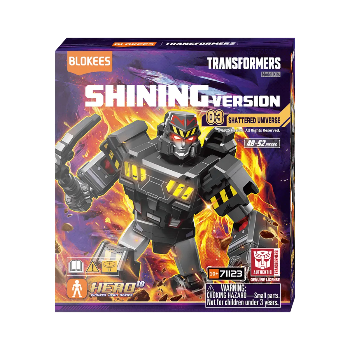Blokees Figures Transformers Shining Version 03 Shattered Universe Blind Box (1 random)