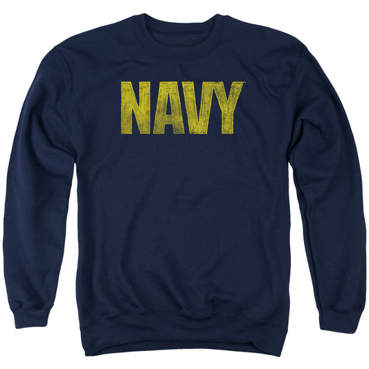 Navy - Logo - Adult Crewneck Sweatshirt - Navy