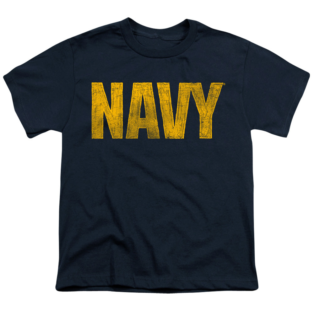 Navy - Logo - Short Sleeve Youth 18/1 - Navy T-shirt