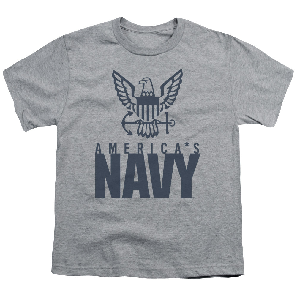 NAVY EAGLE LOGO-S/S YOUTH T-Shirt