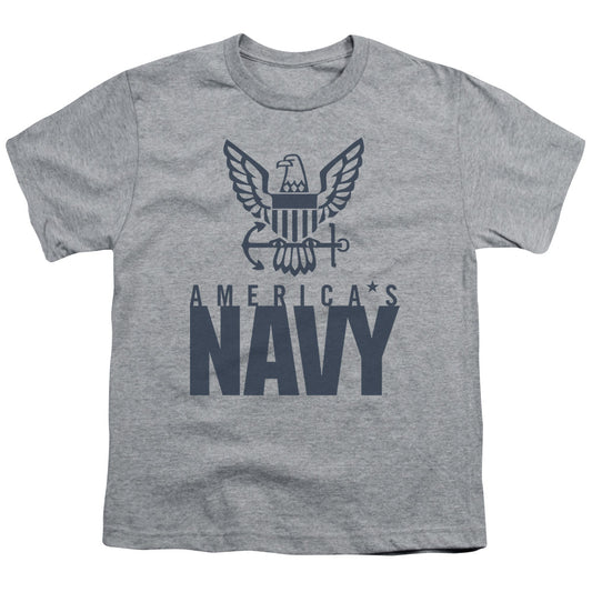 NAVY EAGLE LOGO-S/S YOUTH T-Shirt