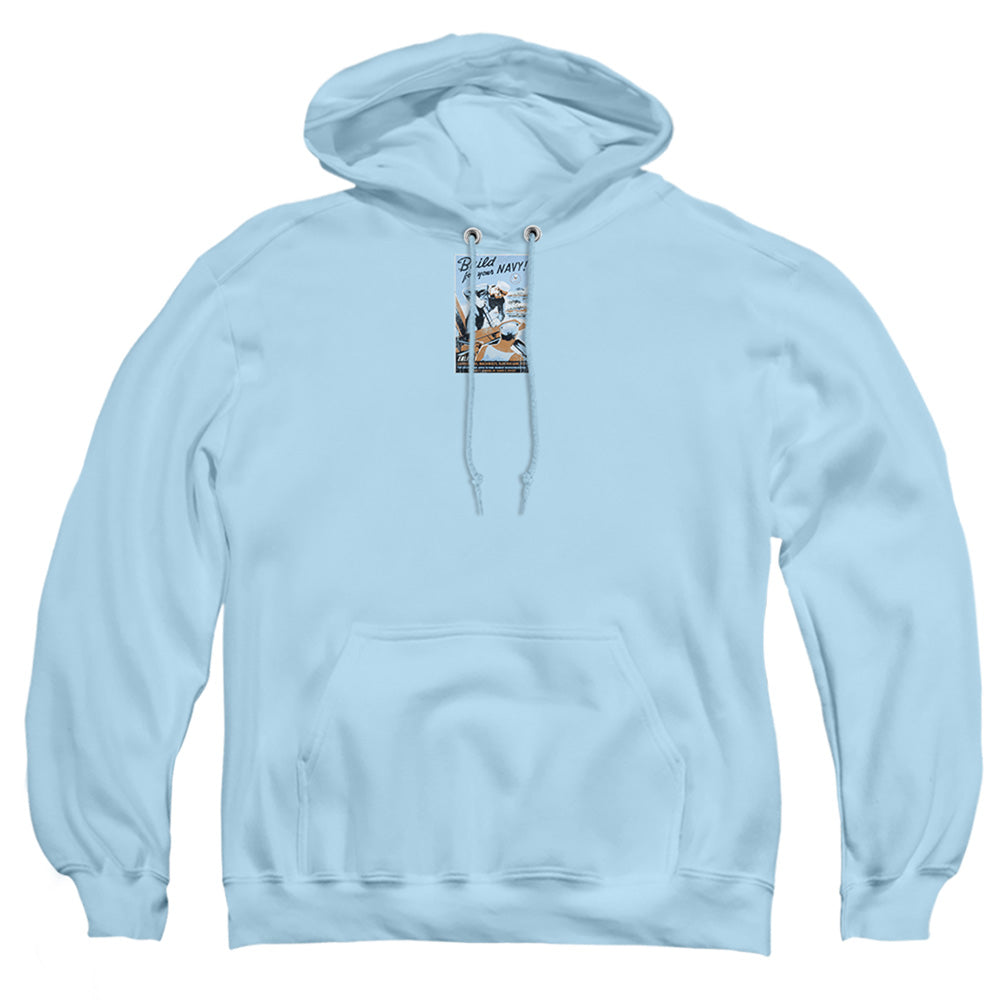 Navy - Build Your Navy - Adult Pull-over Hoodie - Light Blue