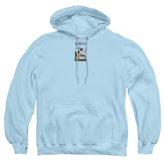 Navy - Build Your Navy - Adult Pull-over Hoodie - Light Blue