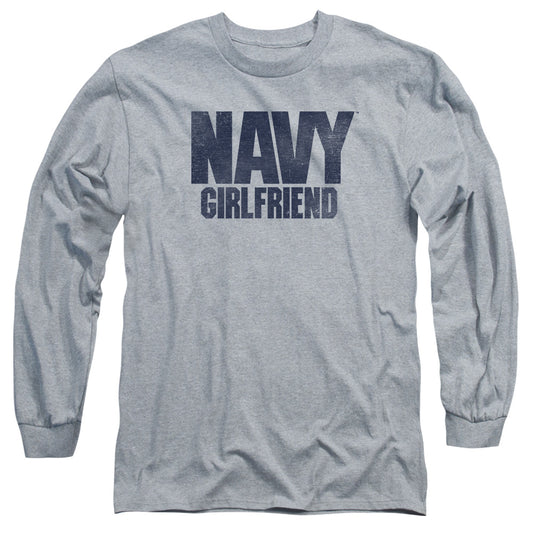 NAVY GIRLFRIEND-L/S ADULT T-Shirt