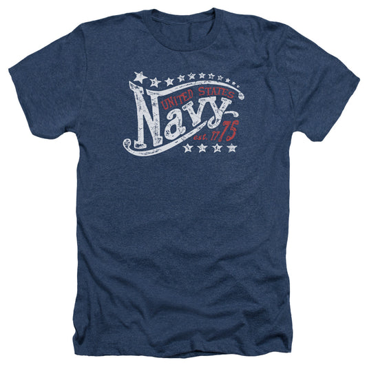 Navy - Stars - Adult Heather - Navy