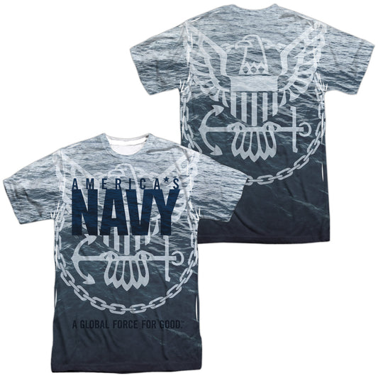NAVY FORCE FOR GOOD (FRONT/BACK PRINT)-S/S ADULT T-Shirt