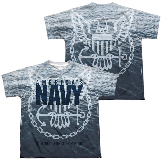 NAVY FORCE FOR GOOD (FRONT/BACK PRINT)-S/S YOUTH T-Shirt