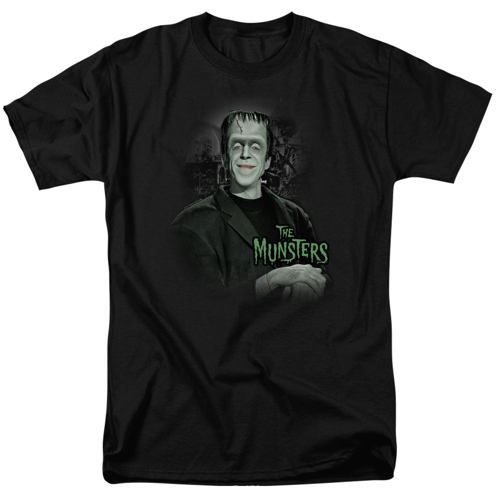 The Munsters - Man Of The House - Short Sleeve Adult 18/1 - Black T-shirt