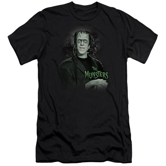The Munsters - Man Of The House-premuim Canvas Adult Slim Fit 30/1 - Black