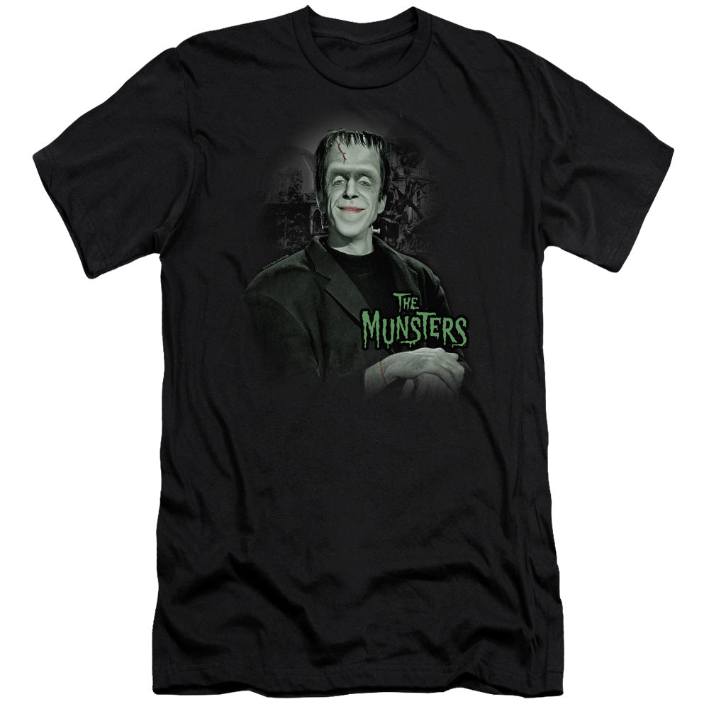 The Munsters - Man Of The House - Short Sleeve Adult 30/1 - Black T-shirt