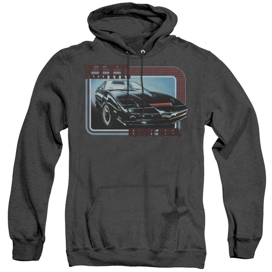 Knight Rider - Kitt - Adult Heather Hoodie - Black