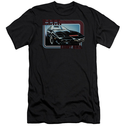 Knight Rider - Kitt - Short Sleeve Adult 30/1 - Black T-shirt