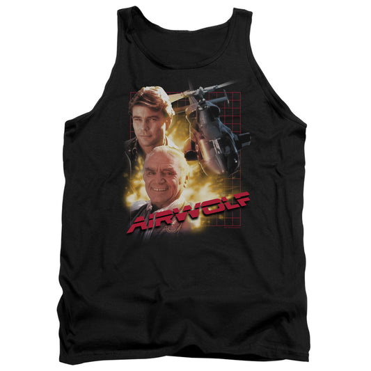 Airwolf - Airwolf - Adult Tank - Black - Sm - Black