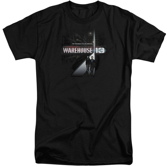 Warehouse 13 - The Unknown - Short Sleeve Adult Tall - Black T-shirt