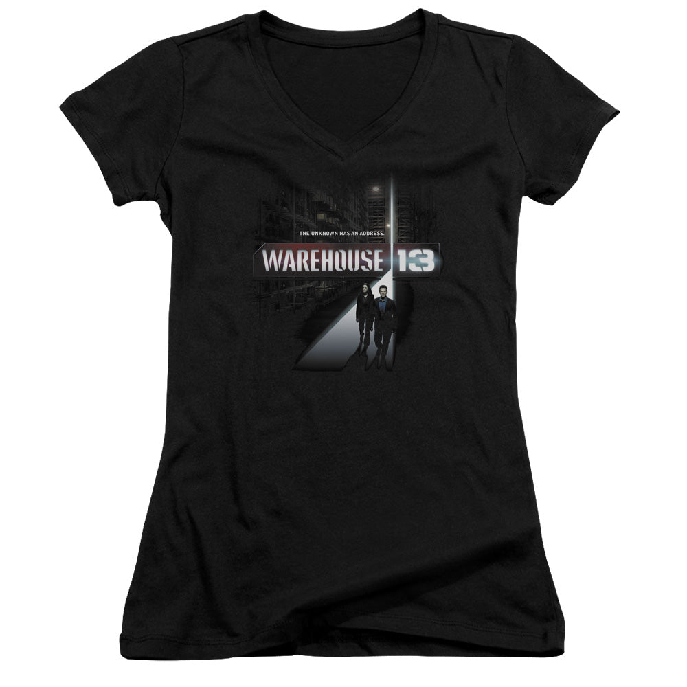 Warehouse 13 - The Unknown - Junior V-neck - Black