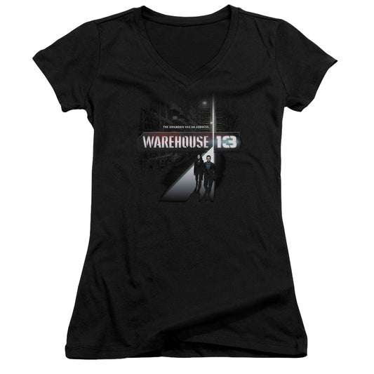 Warehouse 13 - The Unknown - Junior V-neck - Black