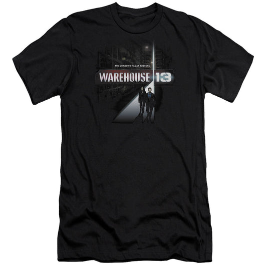 Warehouse 13 - The Unknown-premuim Canvas Adult Slim Fit 30/1 - Black