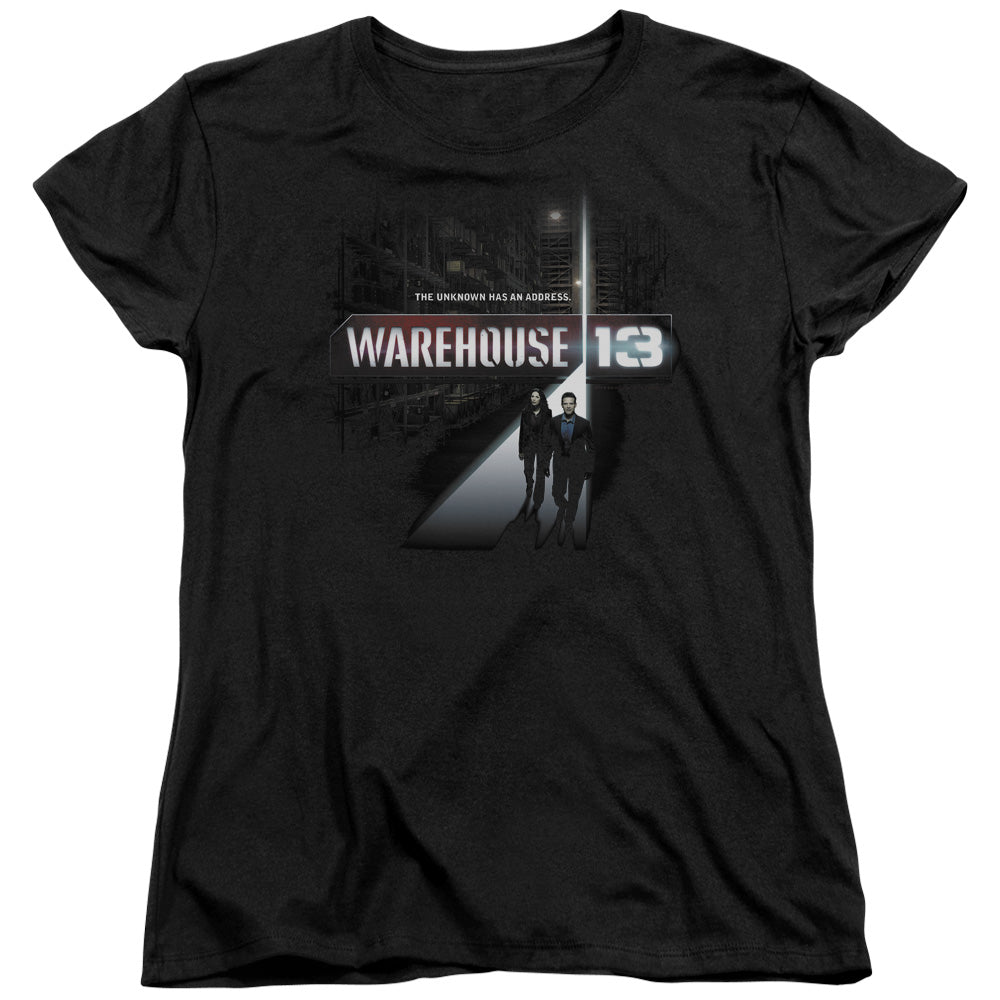 Warehouse 13 - The Unknown - Short Sleeve Womens Tee - Black T-shirt