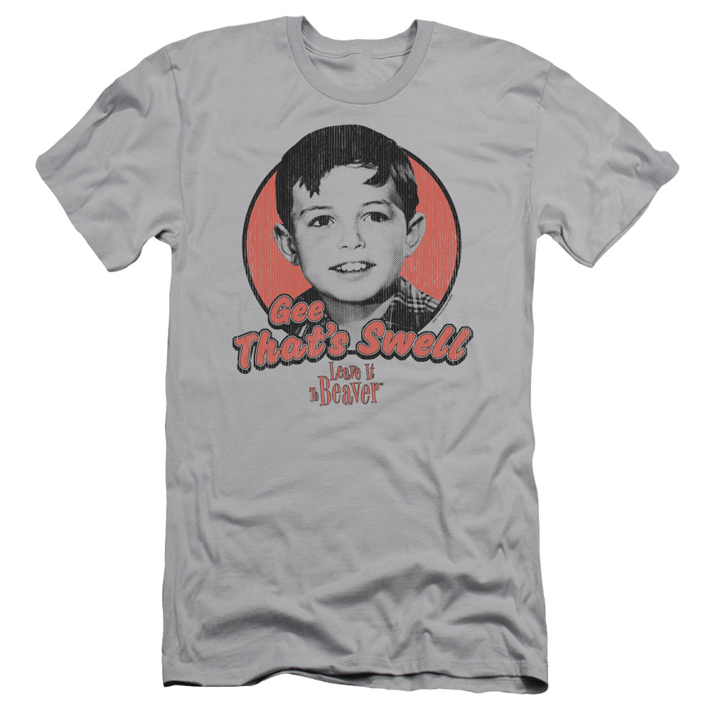 Leave It To Beaver - Swell - Short Sleeve Adult 30/1 - Silver T-shirt