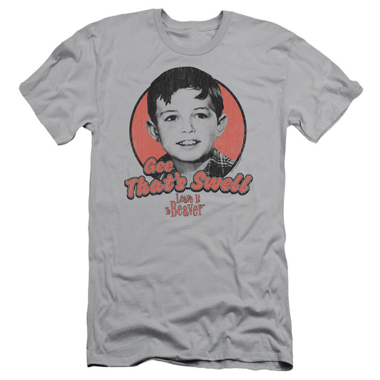 Leave It To Beaver - Swell - Short Sleeve Adult 30/1 - Silver T-shirt