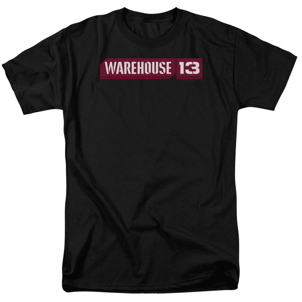 Warehouse 13 - Logo - Short Sleeve Adult 18/1 - Black T-shirt