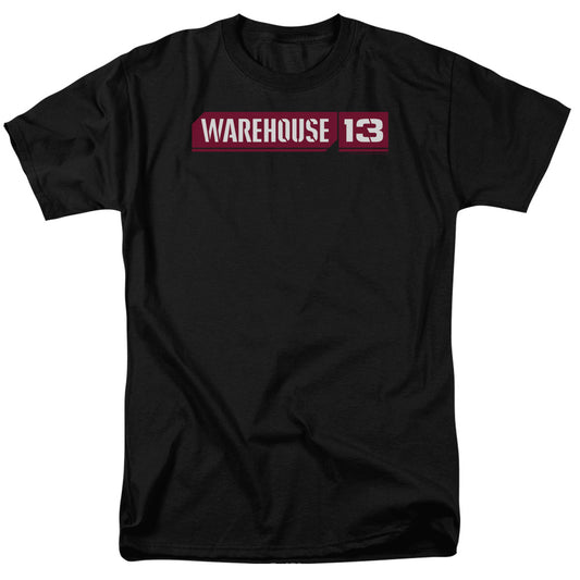 Warehouse 13 - Logo - Short Sleeve Adult 18/1 - Black T-shirt