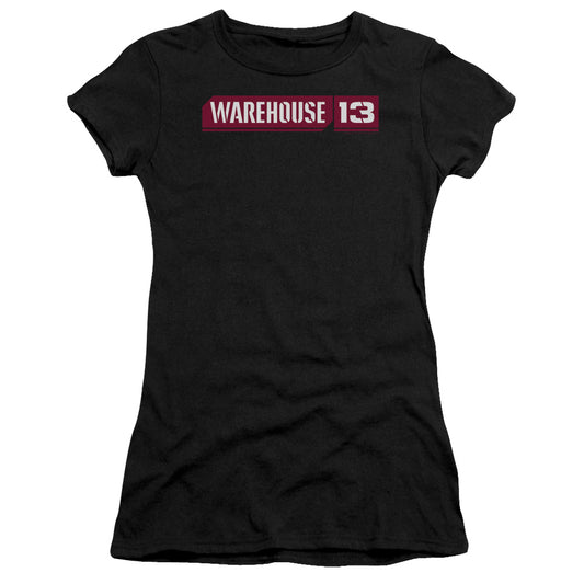 Warehouse 13 - Logo - Short Sleeve Junior Sheer - Black T-shirt