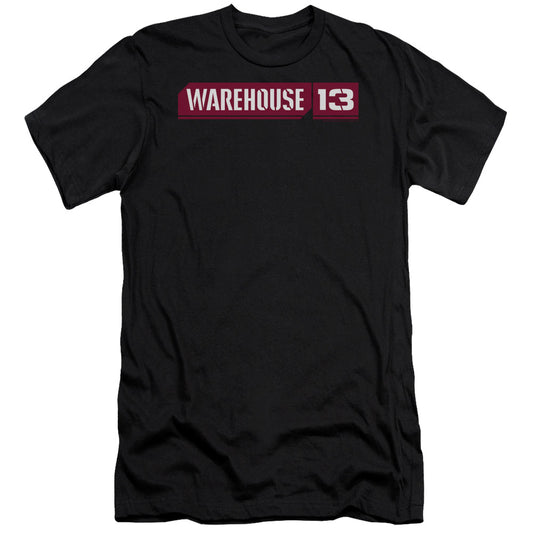 Warehouse 13 - Logo - Short Sleeve Adult 30/1 - Black T-shirt