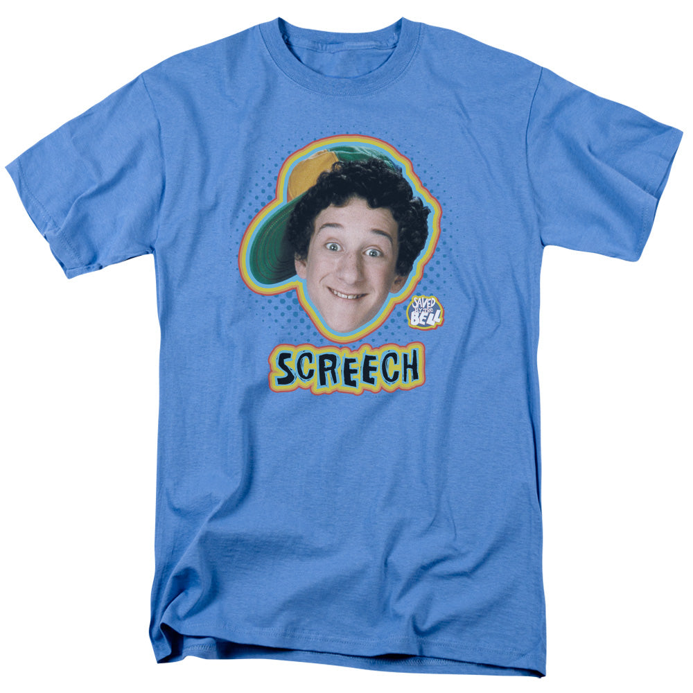 Saved By The Bellong Sleevecreech - S - S Adult 18/1 - Carolina Blue T-shirt