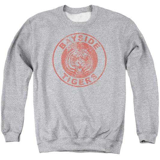 Saved By The Bell - Tigers - Adult Crewneck Sweatshirt - Athletic Heather