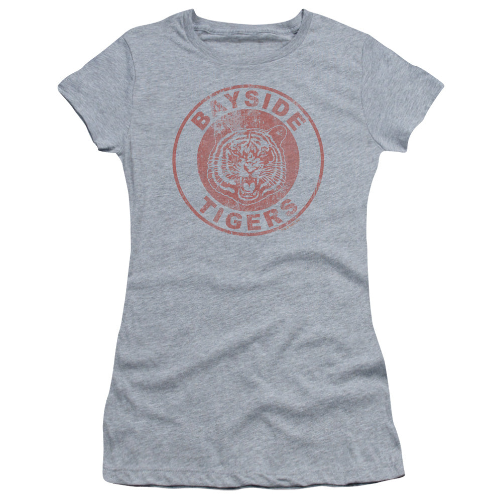 Saved By The Bell - Tigers - Short Sleeve Junior Sheer - Athletic Heather T-shirt