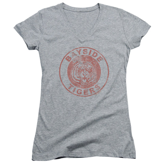 Saved By The Bell Tigers - Junior V-neck - Athletic Heather