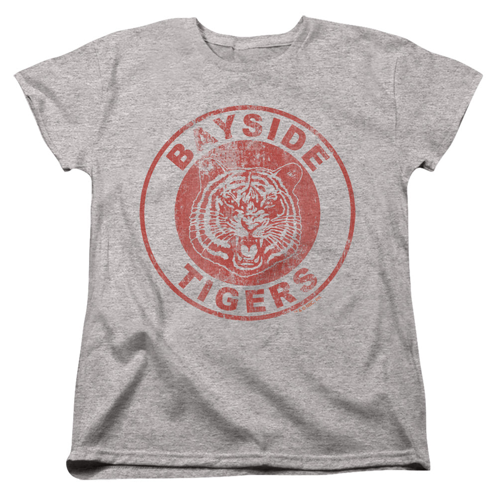 Saved By The Bell - Tigers - Short Sleeve Women"s Tee - Athletic Heather T-shirt