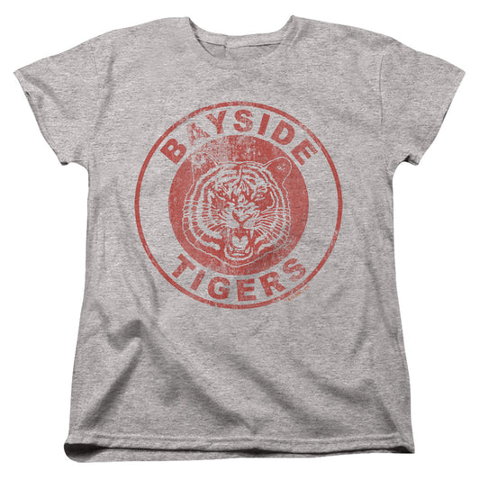 Saved By The Bell - Tigers - Short Sleeve Women"s Tee - Athletic Heather T-shirt
