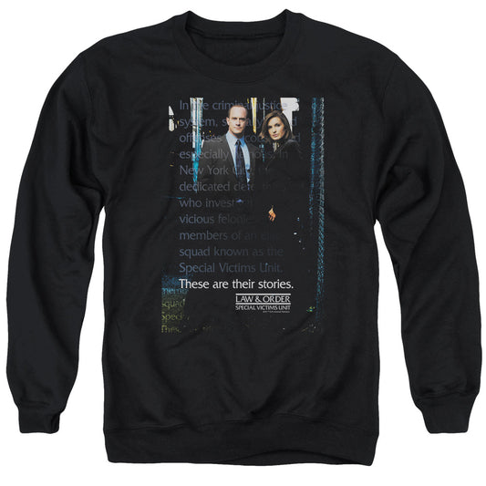 Law And Order Svu - Svu - Adult Crewneck Sweatshirt - Black