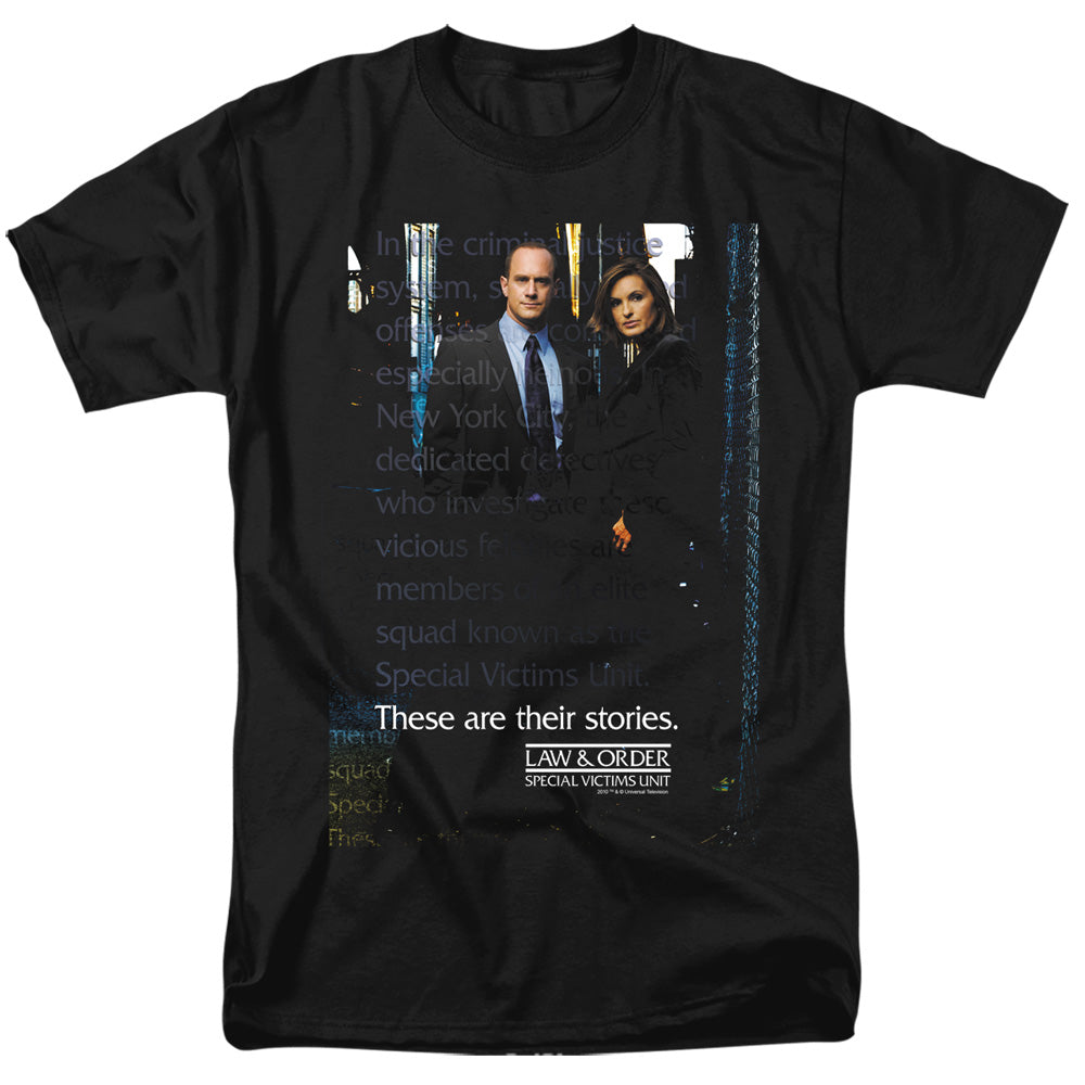 Law And Order Svu - Svu - Short Sleeve Adult 18/1 - Black T-shirt