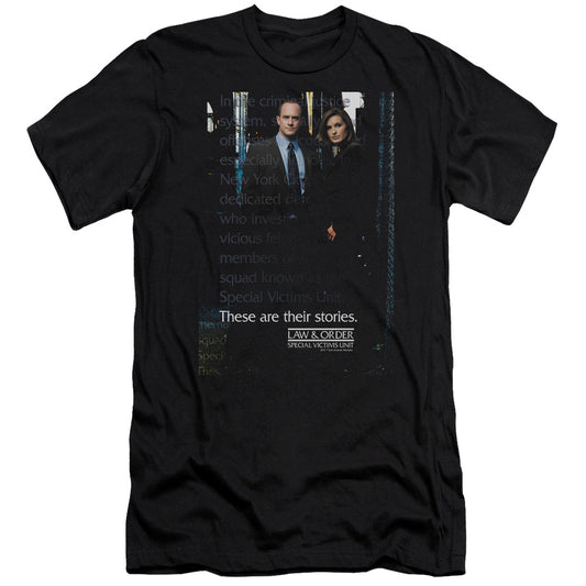 Law And Order Svu - Svu - Short Sleeve Adult 30/1 - Black T-shirt