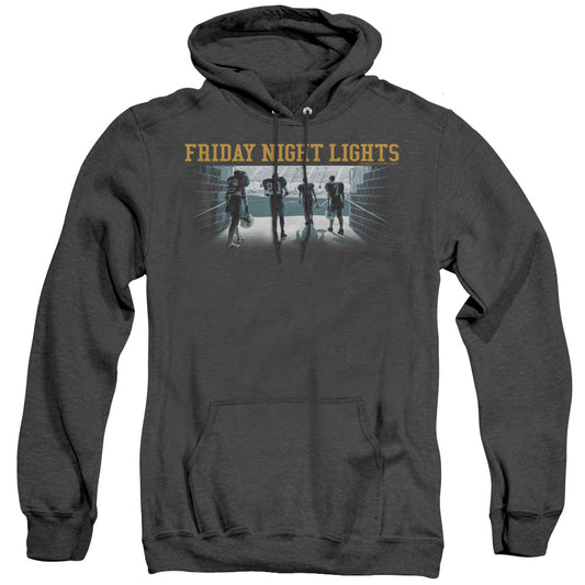 Friday Night Lights - Game Time - Adult Heather Hoodie - Black