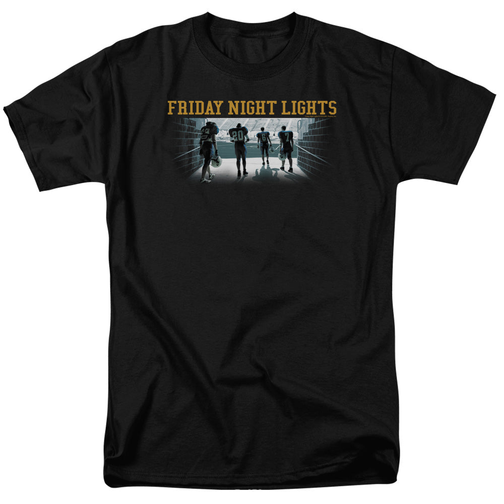 Friday Night Lights - Game Time - Short Sleeve Adult 18/1 - Black T-shirt