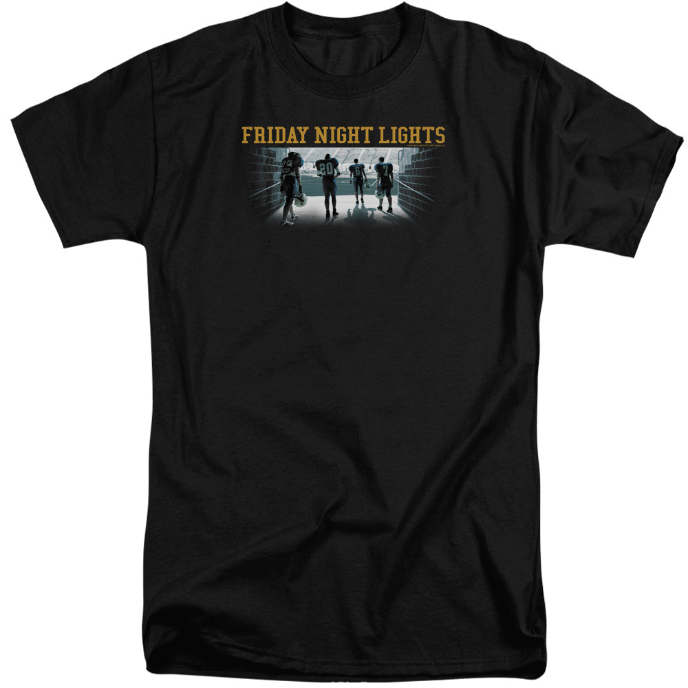Friday Night Lights - Game Time - Short Sleeve Adult Tall - Black - Xl - Black T-shirt