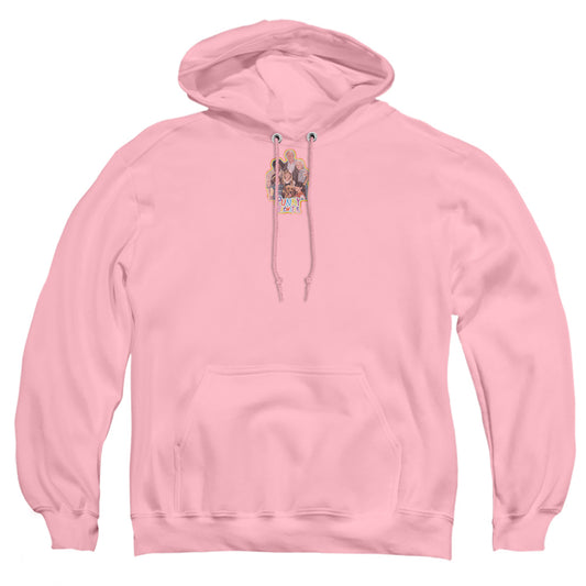Punky Brewster - Pb Distressed - Adult Pull-over Hoodie - Pink