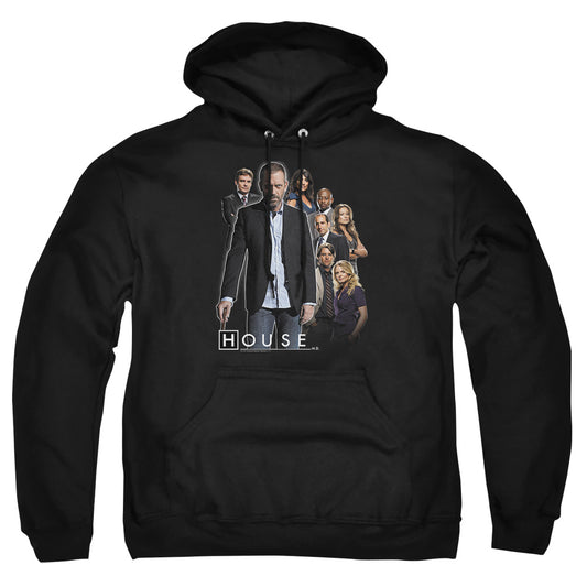 House - Crew - Adult Pull-over Hoodie - Black