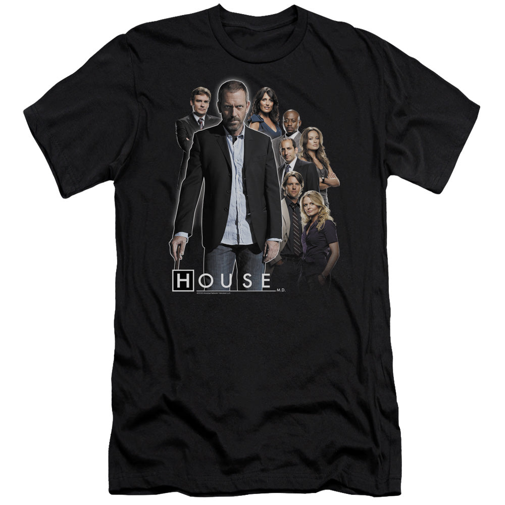 House - Crew - Short Sleeve Adult 30/1 - Black T-shirt