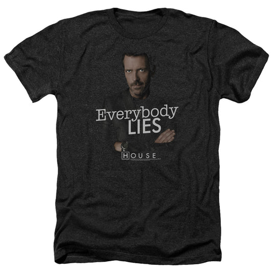 House - Everybody Lies - Adult Heather-black