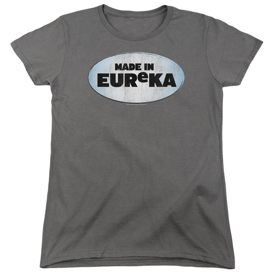 Eureka - Made In Eureka - Short Sleeve Womens Tee - Charcoal T-shirt